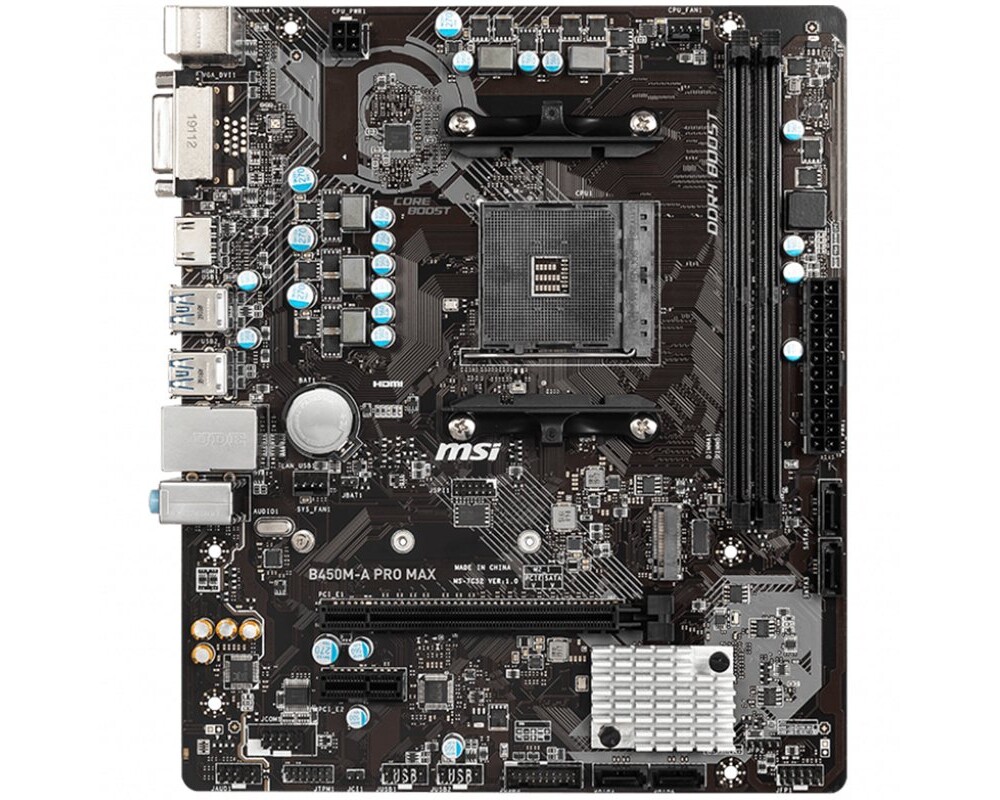 Дънна платка MSI B450 4