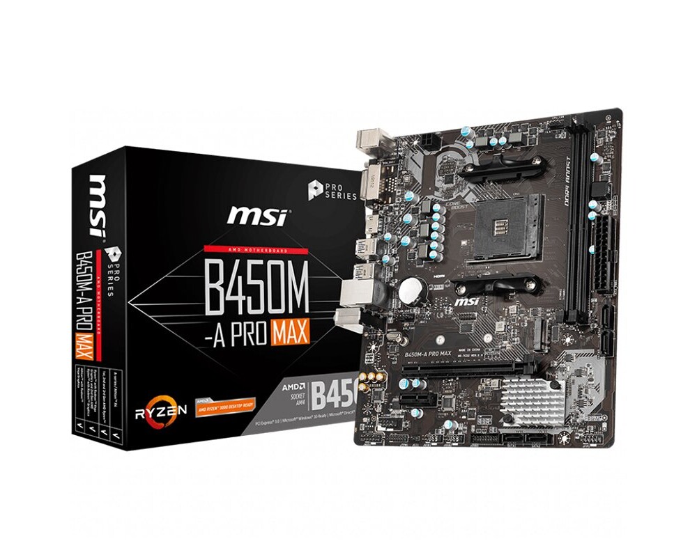 Дънна платка MSI B450 3