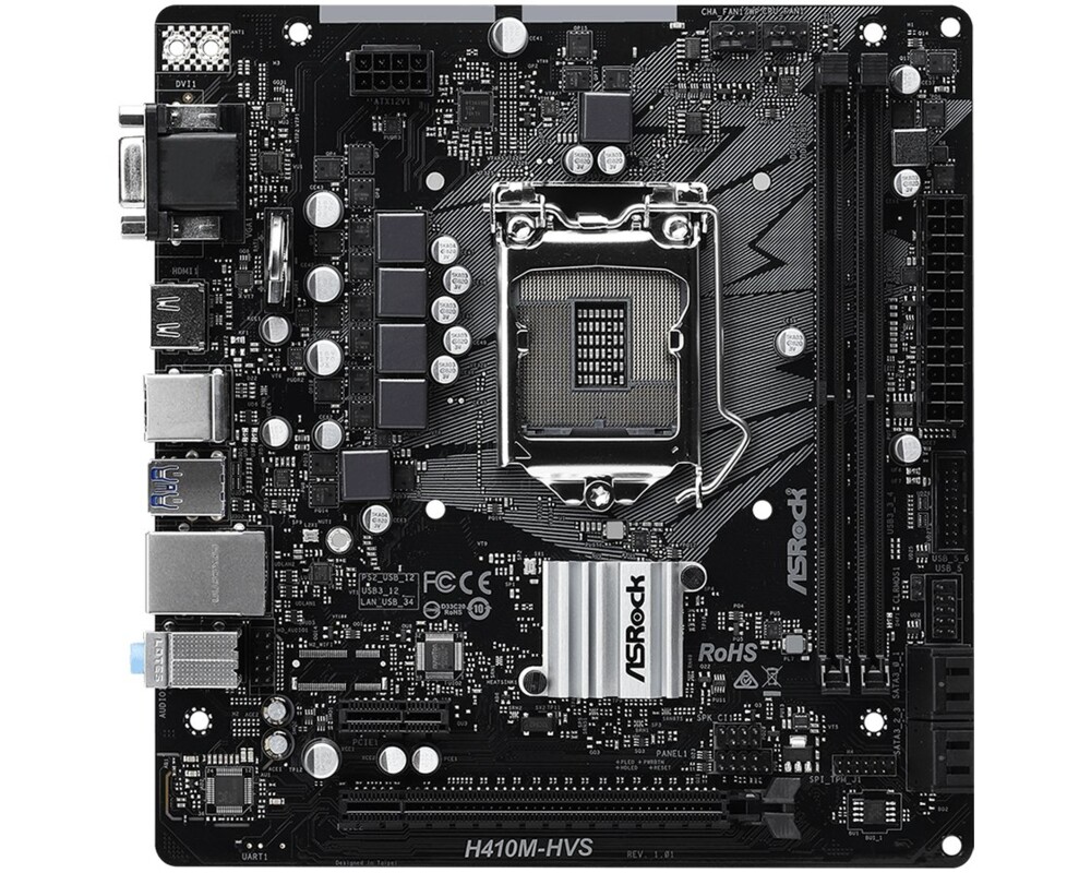 Дънна платка ASROCK H410M-HVS 2