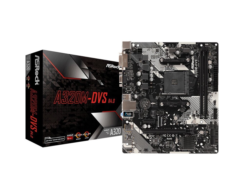 Дънна платка ASROCK AM4 A320 10