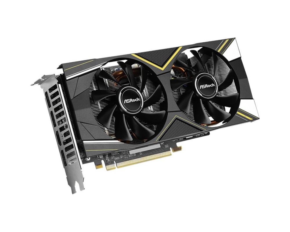 Видеокарта ASROCK AMD Challenger D RX5600XT 6G OC GDDR5 192bit 3 x DP 3