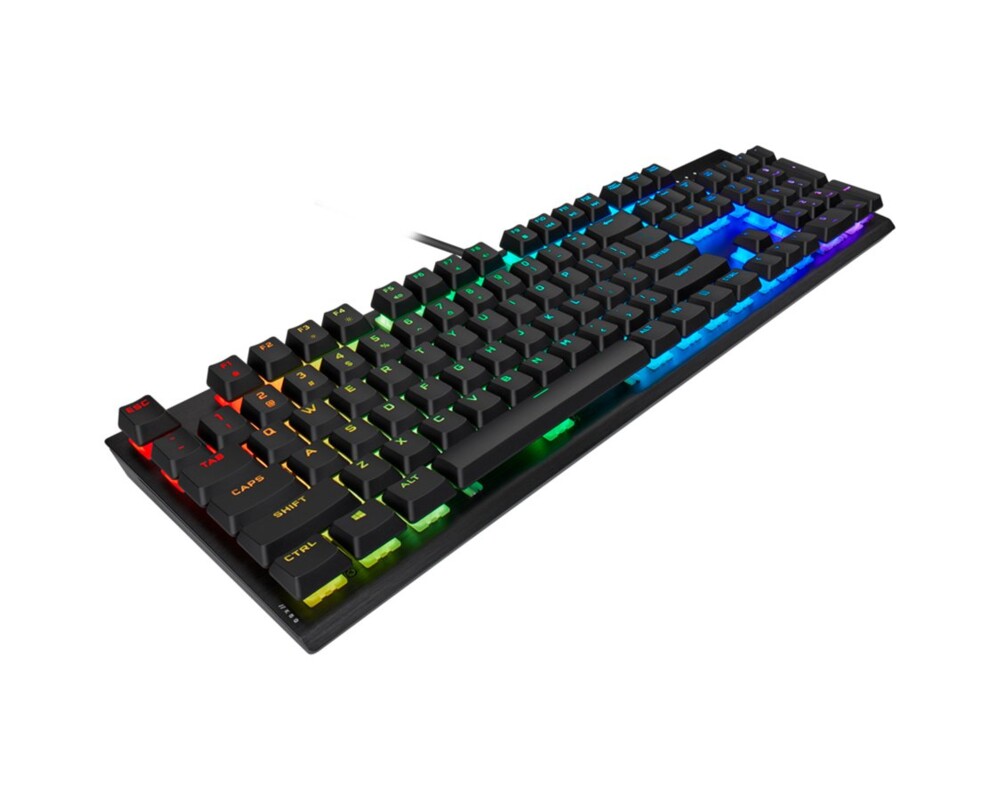 Клавиатура CORSAIR K60 RGB PRO Mechanical Gaming Keyboard Backlit RGB LED CHERRY VIOLA Black 3