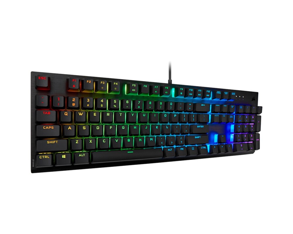 Клавиатура CORSAIR K60 RGB PRO Mechanical Gaming Keyboard Backlit RGB LED CHERRY VIOLA Black 4