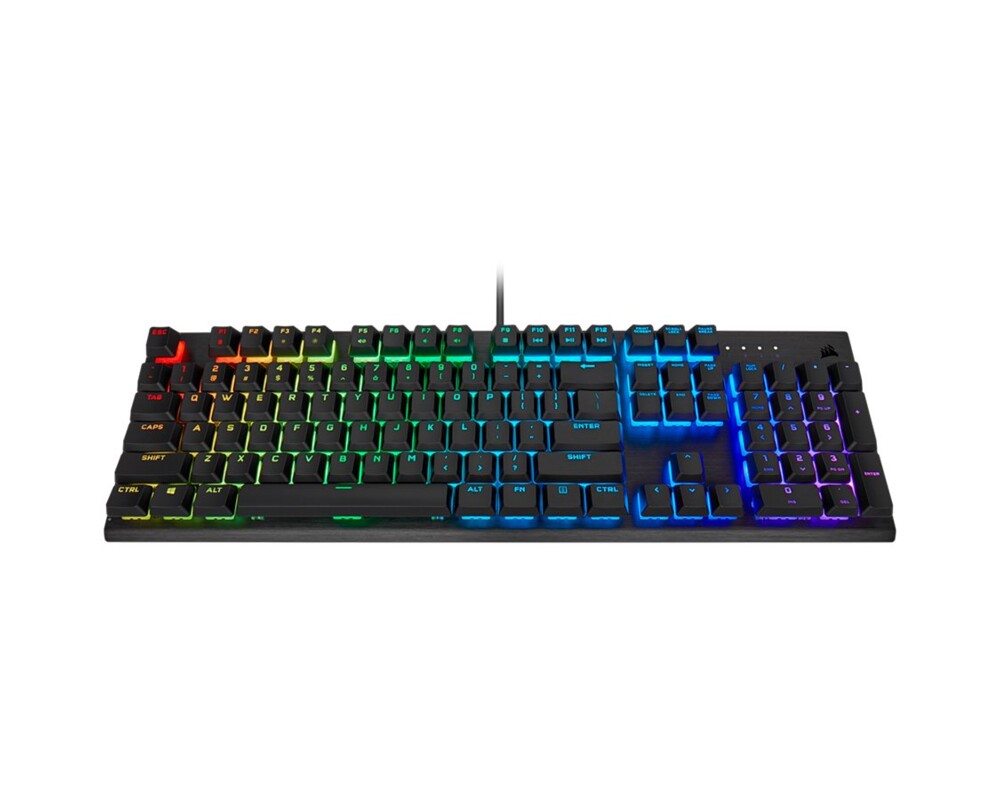 Клавиатура CORSAIR K60 RGB PRO Mechanical Gaming Keyboard Backlit RGB LED CHERRY VIOLA Black 2
