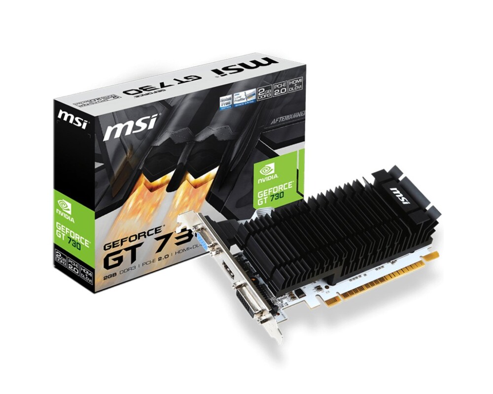 Видеокарта MSI GeForce GT 730 2GB Low Profile