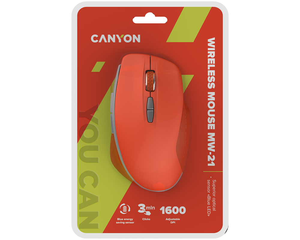 Мишка CANYON mouse MW-21 BlueLED 7buttons Wire... 5