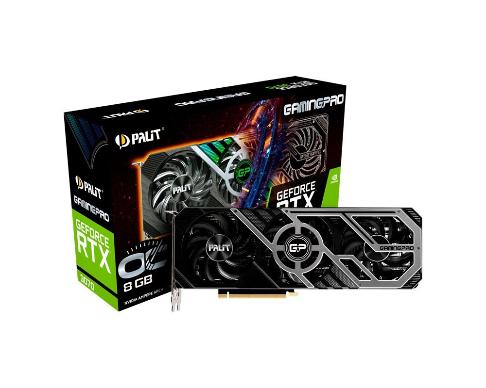 Видеокарта Palit GeForce RTX 3070 GamingPro OC 8GB... 4