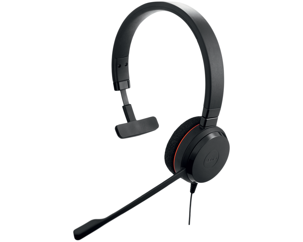 Слушалки Jabra Evolve 20 UC, Моно, Микрофон, Черни 6