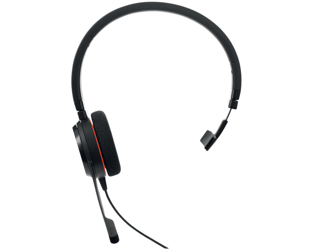 Слушалки Jabra Evolve 20 UC, Моно, Микрофон, Черни 7