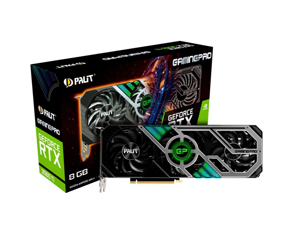Видеокарта Palit GeForce RTX 3060Ti GamingPro 8GB G... 6