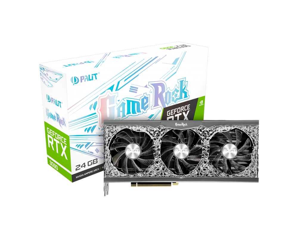 Видеокарта Palit GeForce RTX 3090 GameRock 24GB GDD... 5