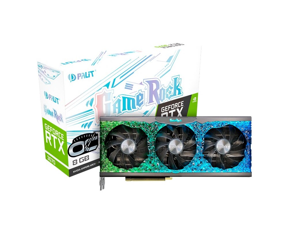 Видеокарта Palit GeForce RTX 3070 GameRock OC 8GB G... 4