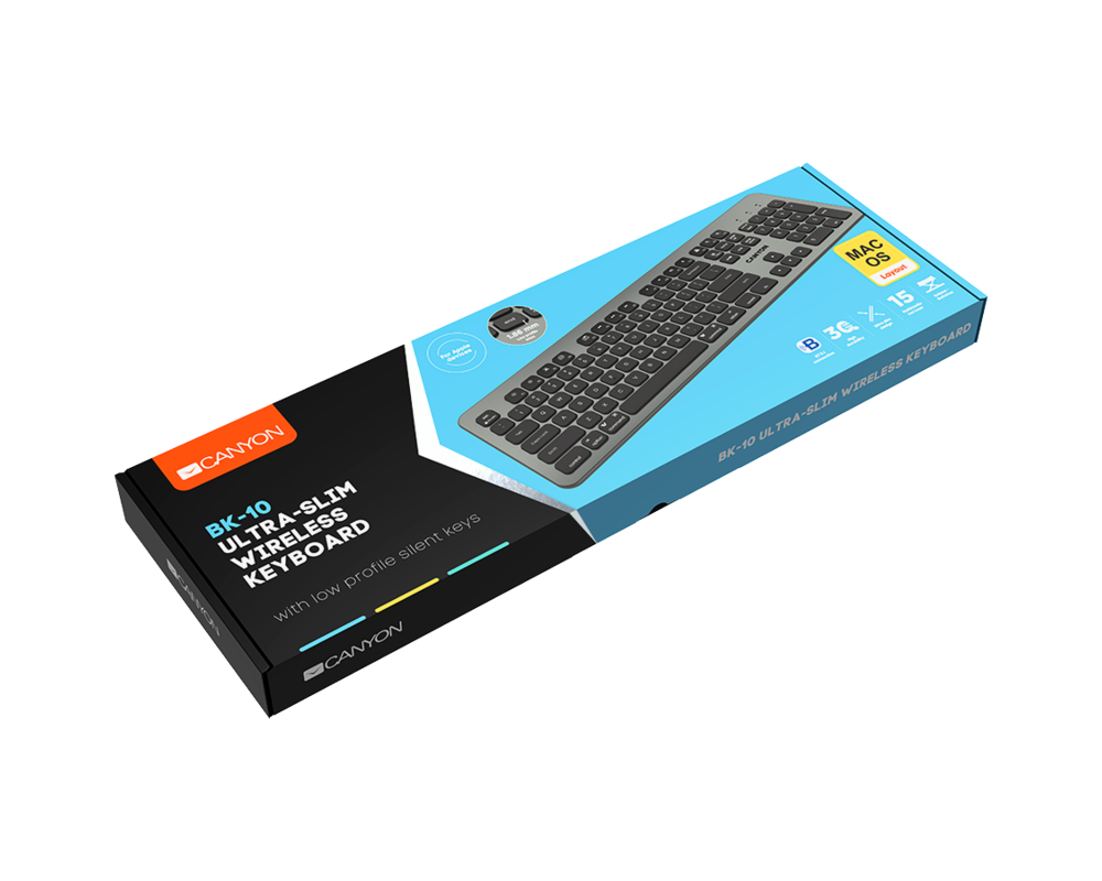 Клавиатура Multimedia bluetooth 5.1 keyboard MAC Version 4