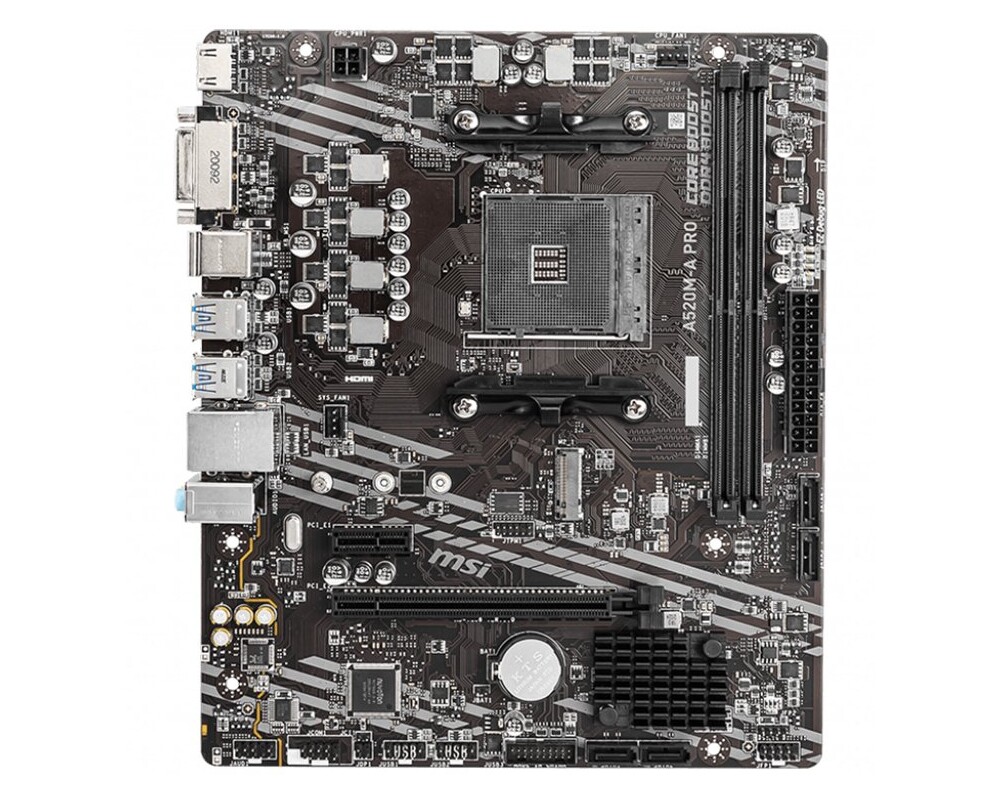Дънна платка MSI A520M-A PRO 2