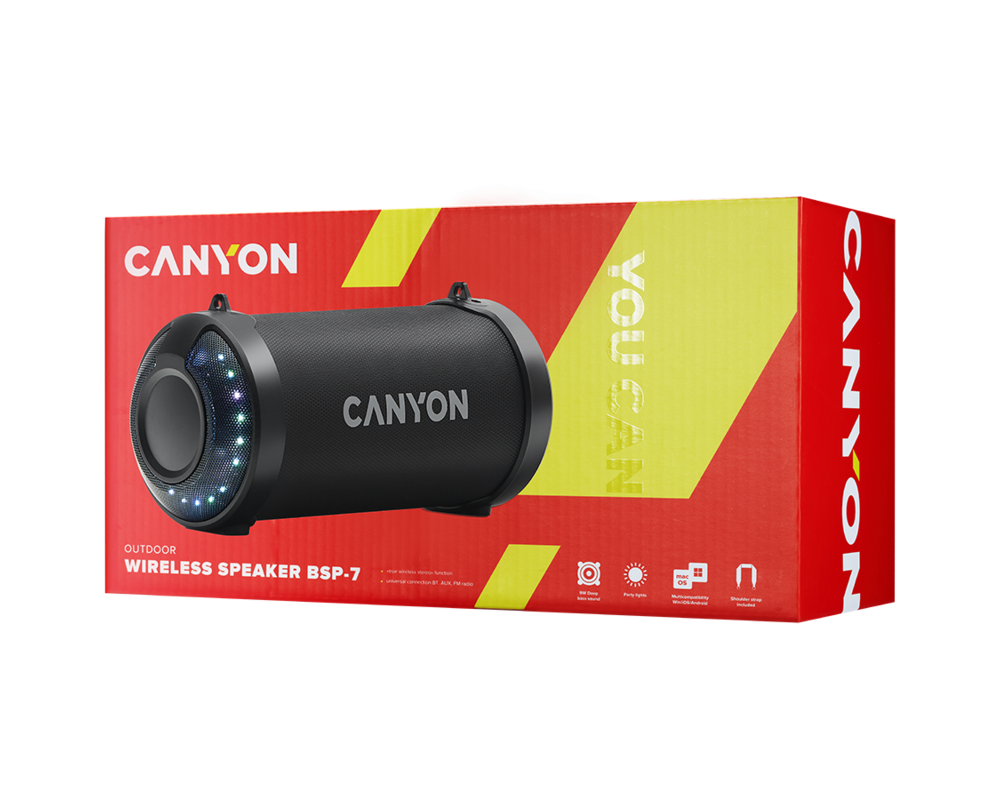 Тонколони Canyon BSP-7 Bluetooth Speaker 3