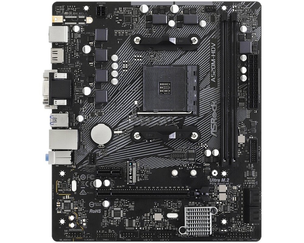 Дънна платка ASROCK A520M-HDV 2