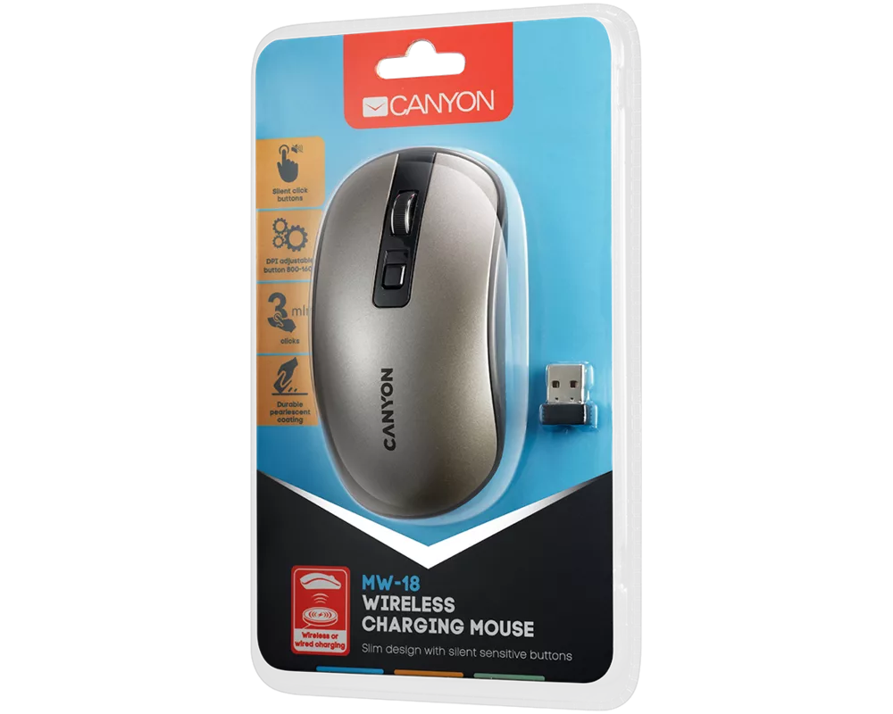 Мишка 2.4GHz Wireless Rechargeable Mouse with Pixart sensor 5