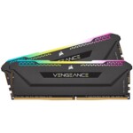 <span>Памет</span> 32GB (2x16GB) CORSAIR DDR4 3600MHz DIMM CL18 VENGEANCE RGB PRO SL Black 1.35V XMP 2.0 <span class='catalog-num-in-name'>CMH32GX4M2D3600C18</span> - 