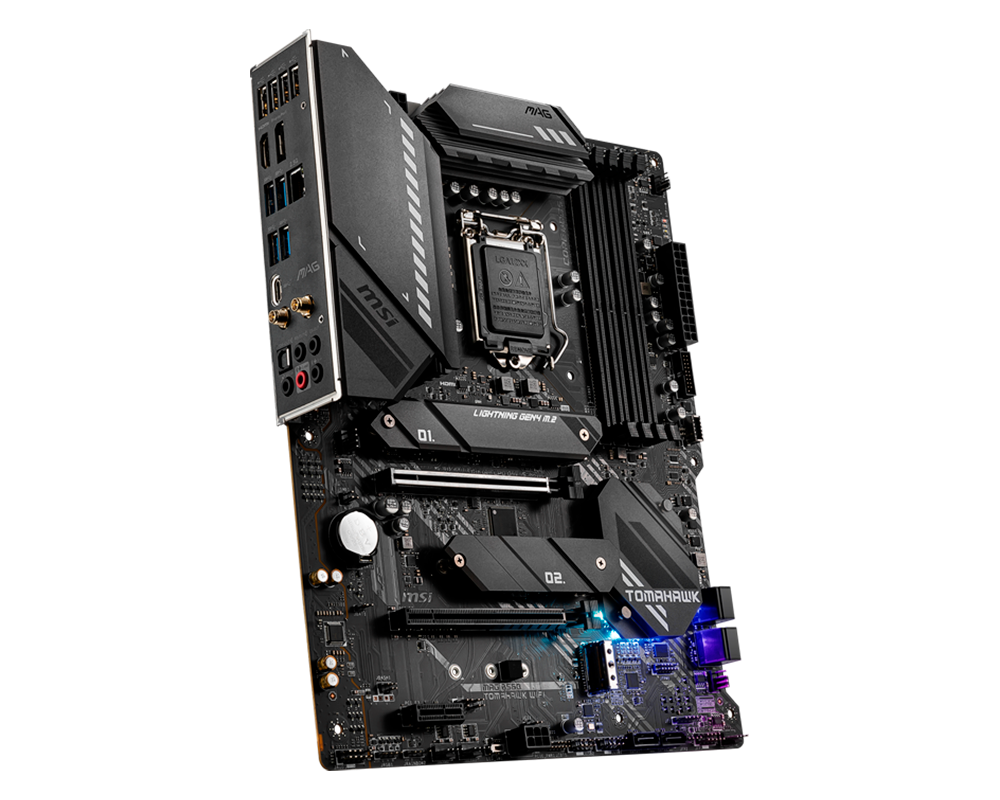 Дънна платка MSI MAG B560 TOMAHAWK WIFI Socket 1200 DDR4 up to 128GB 8xUSB 2.0 6xUSB 3.2 3