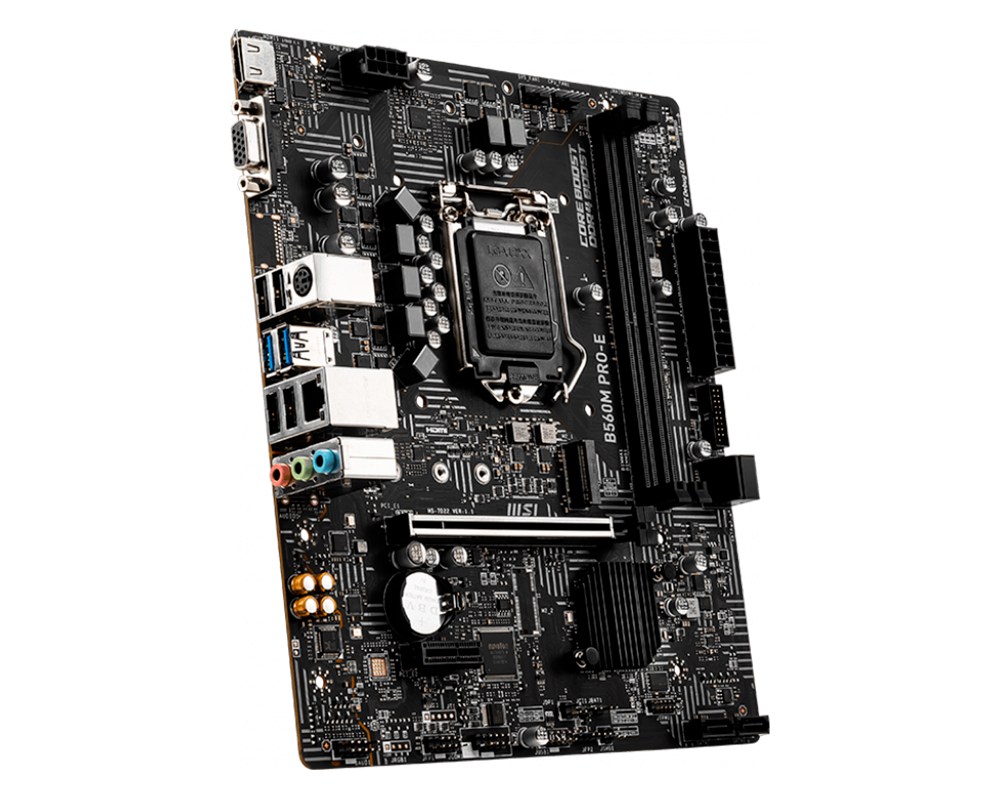 Дънна платка MSI B560M PRO-E Socket 1200 DDR4 up to 64GB 6xUSB 2.0 4xUSB 3.2 3