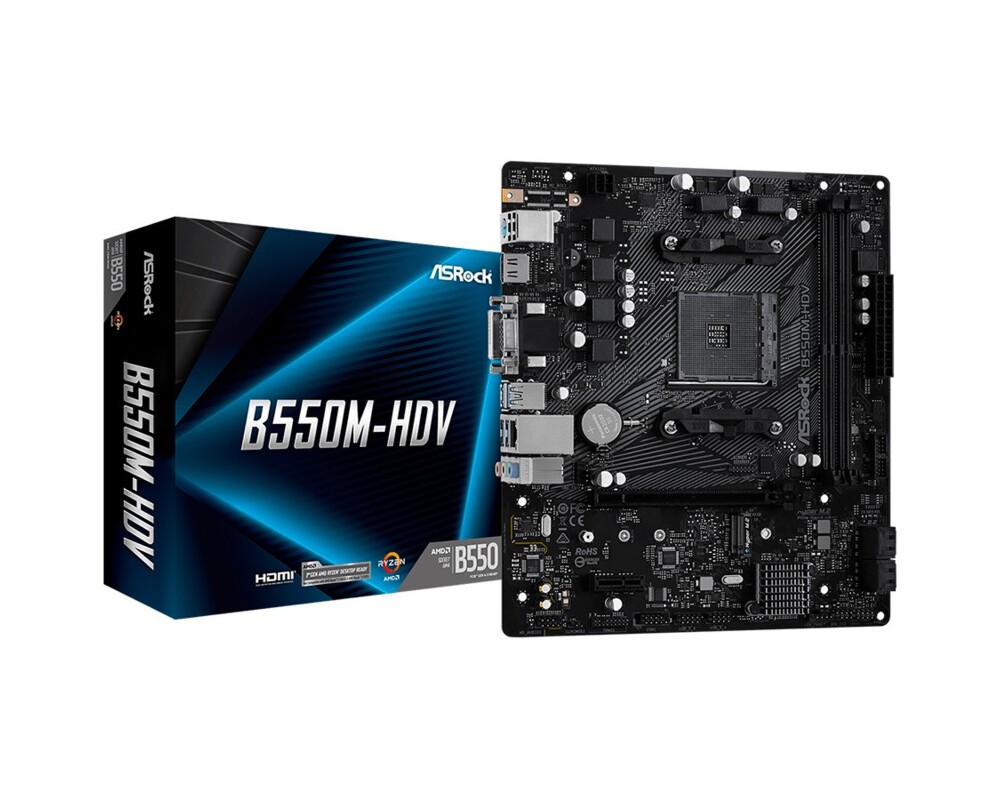 Дънна платка ASROCK B550M-HDV /AM4 5