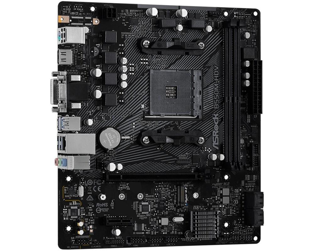 Дънна платка ASROCK B550M-HDV /AM4 6