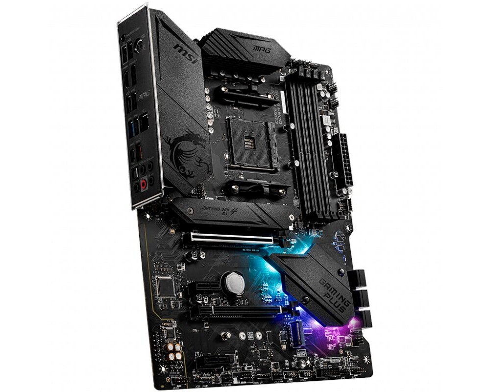 Дънна платка MSI MPG B550 GAMING PLUS AM4 4xDDR4 ATX HDMI DP MB 2