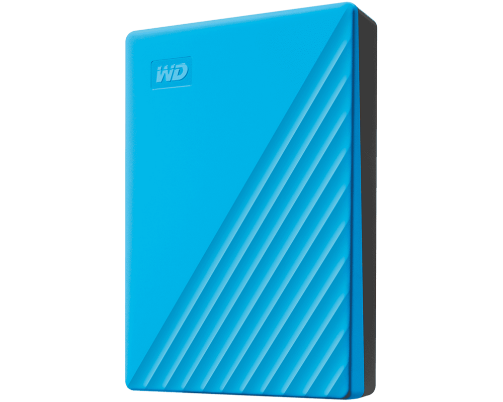 Твърд диск WD My Passport 4TB portable HDD USB3.0 USB2.0 compatible Blue Retail 9