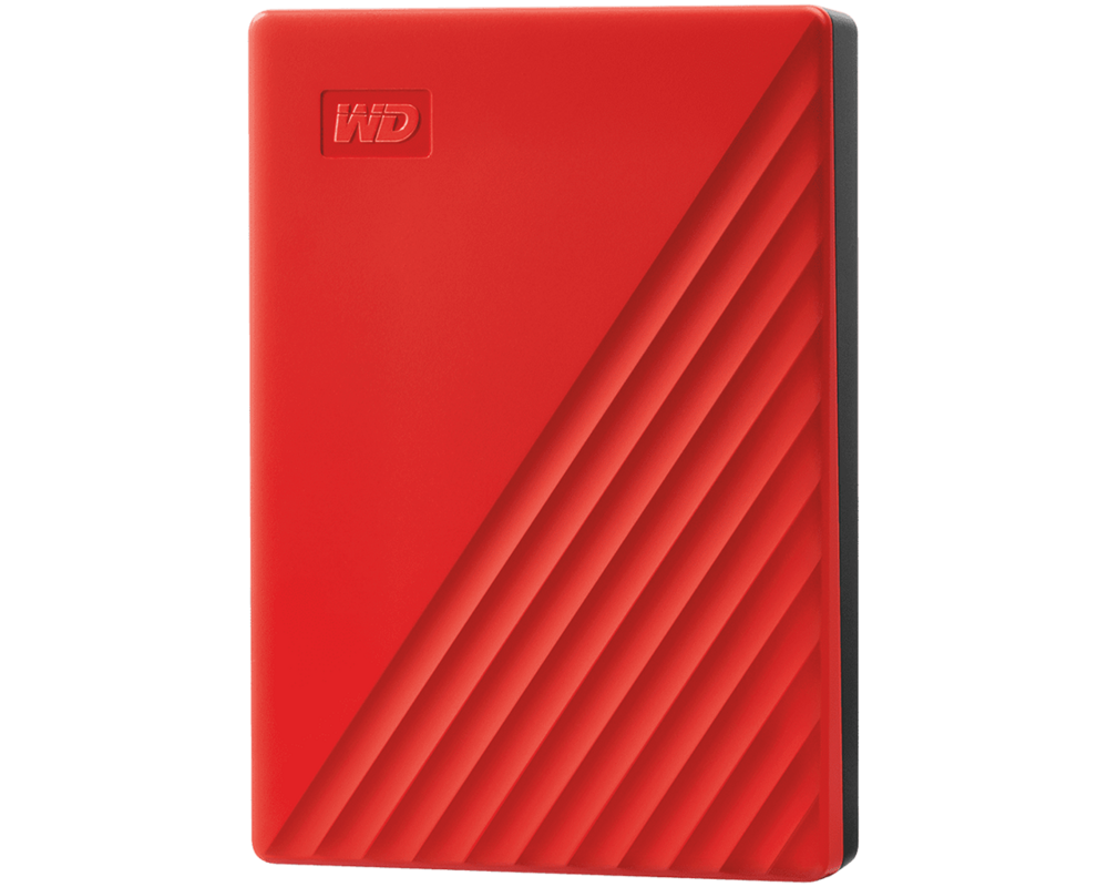 Твърд диск WD My Passport 4TB portable HDD USB3.0 USB2.0 compatible Red Retail 6