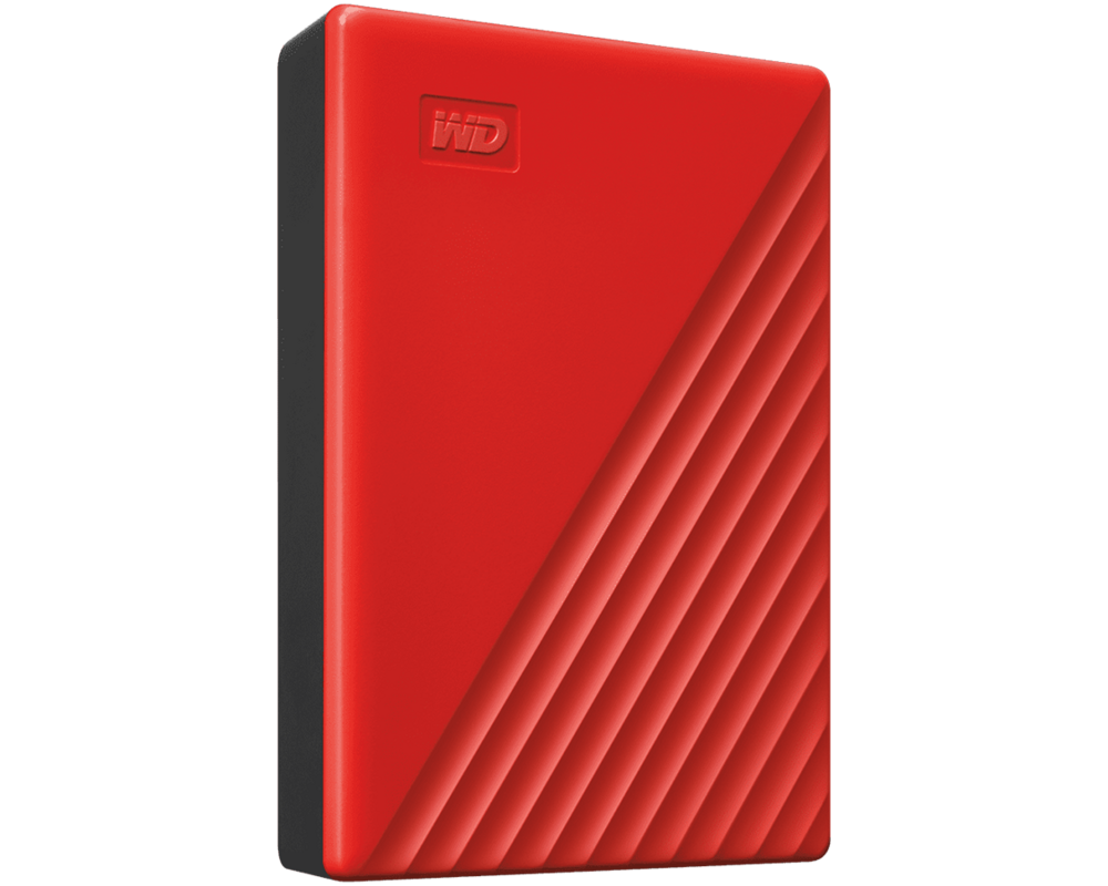 Твърд диск WD My Passport 4TB portable HDD USB3.0 USB2.0 compatible Red Retail 8
