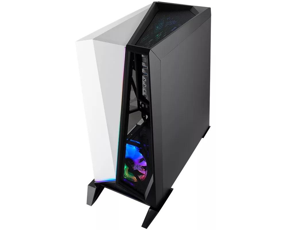 Кутия CORSAIR Carbide Series SPEC-OMEGA RGB Mid-Tower Tempered Glass Gaming Case — White 3