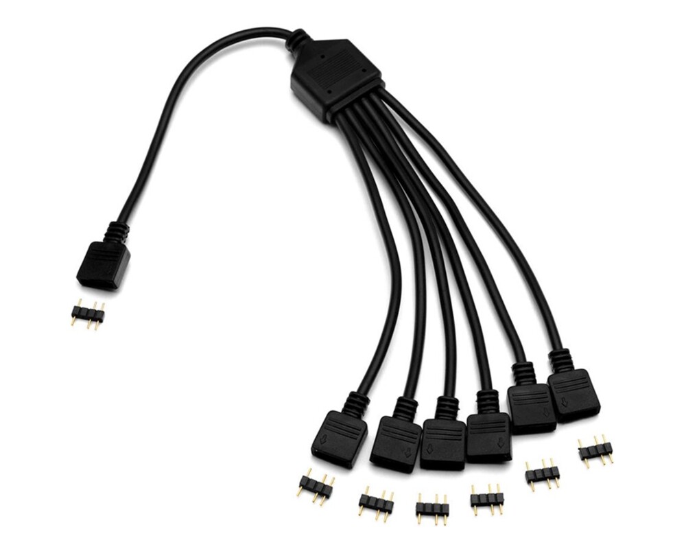 Част за охладител EK-D-RGB 6-Way Splitter Cable