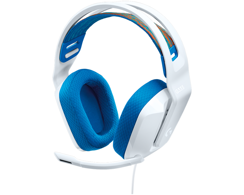 Слушалки Геймърски слушалки Logitech G335, Микрофон, Бели 4