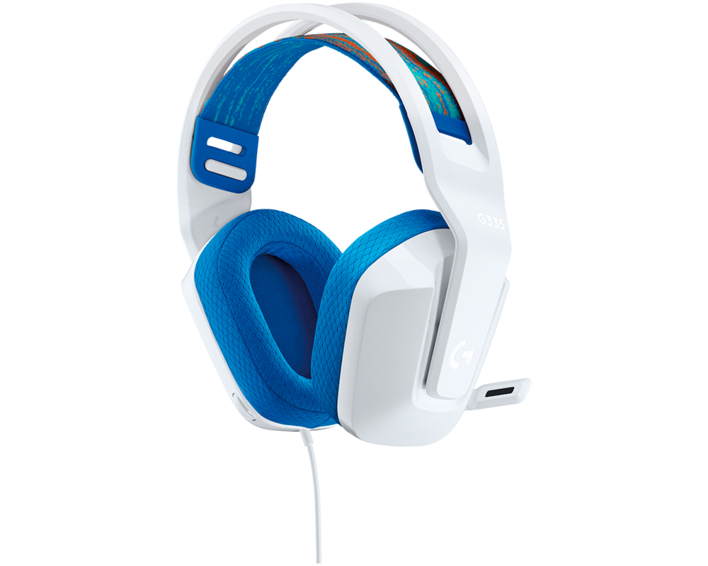 Слушалки Геймърски слушалки Logitech G335, Микрофон, Бели 6