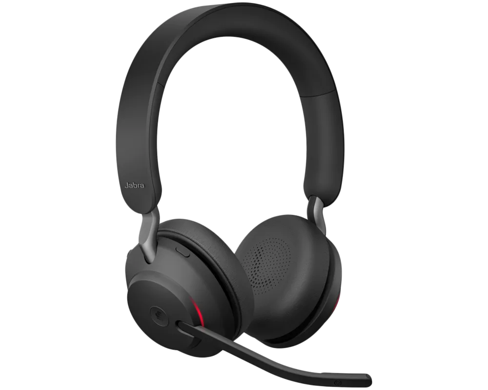 Слушалки Jabra Evolve2 65, със стойка за зареждане 14