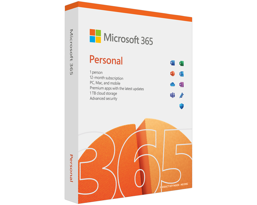 Офис програма Microsoft 365 Personal English EuroZone Subscr 1YR Medialess P8 3