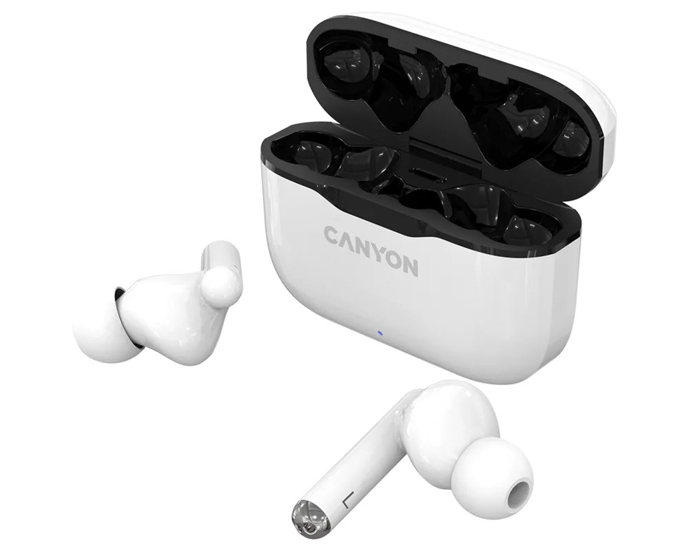 Слушалки Безжични слушалки Canyon TWS-3, бял 6