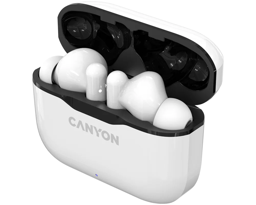 Слушалки Безжични слушалки Canyon TWS-3, бял 3