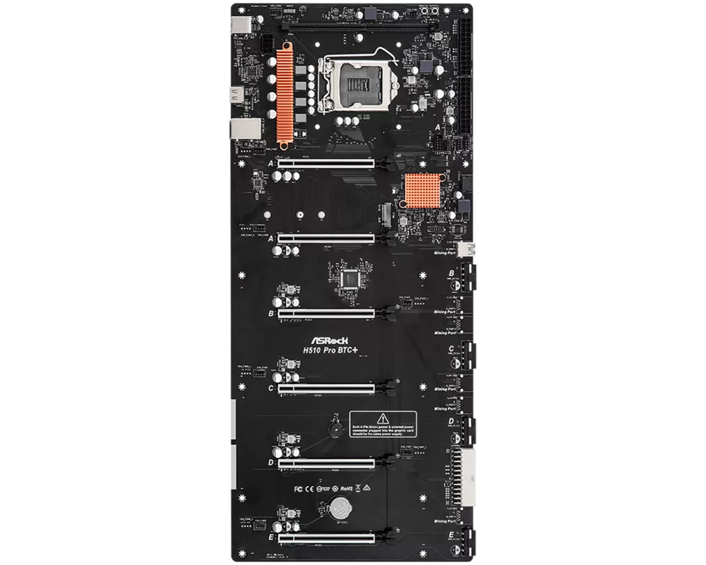Дънна платка ASROCK H510 PRO BTC+ 2
