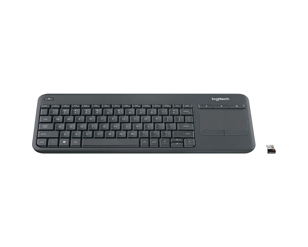 Клавиатура Logitech Wireless Touch Keyboard K400 Plus - Dark 4