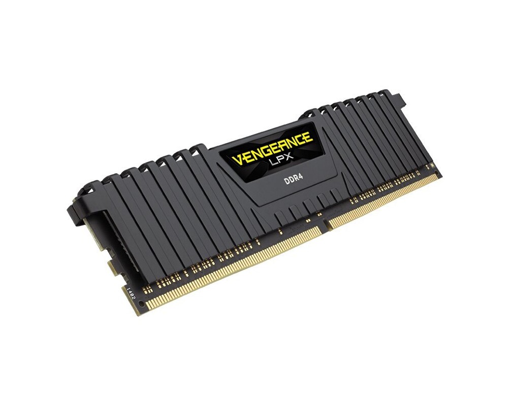 Памет CORSAIR 8GB DDR4 3000MHz 288 Dimm Unbuffed 16-20-20-38 Vengeance LPX Black Heat Spreader 1.35V XMP2.0 6