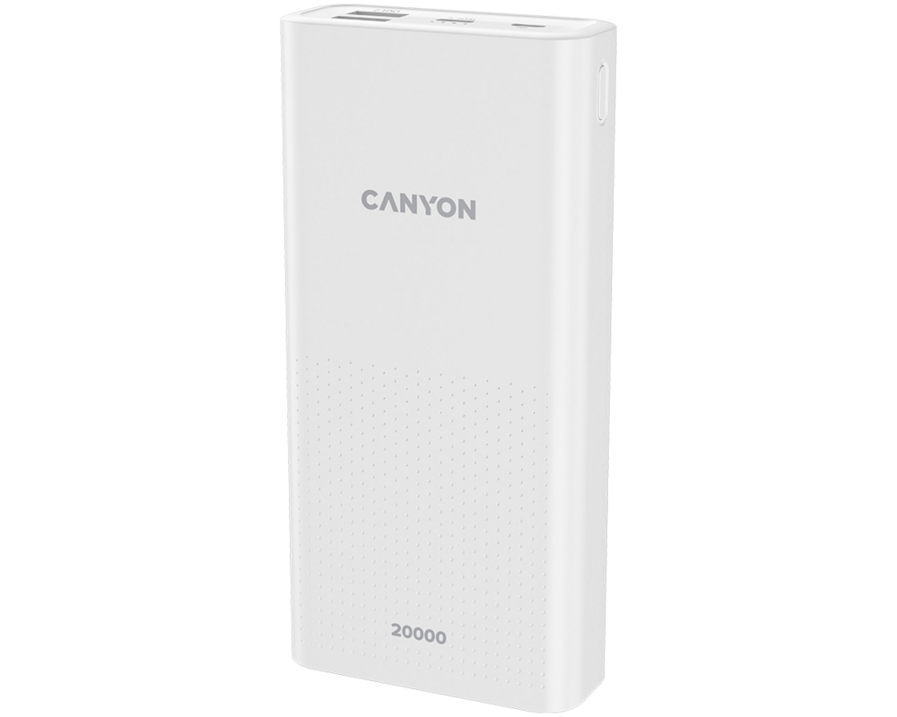 Външна батерия CANYON power bank PB-2001 20000 mAh Whit... 2