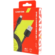  CANYON Micro USB cable 231728 CNE-USBM1B на топ цена - PIC.bg