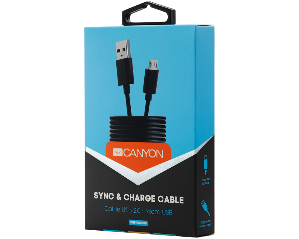 Кабел CANYON Micro USB cable 2
