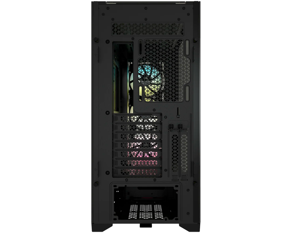 Кутия CORSAIR iCUE 5000X RGB Tempered Glass Mid-Tower ATX PC Smart Case Black 28