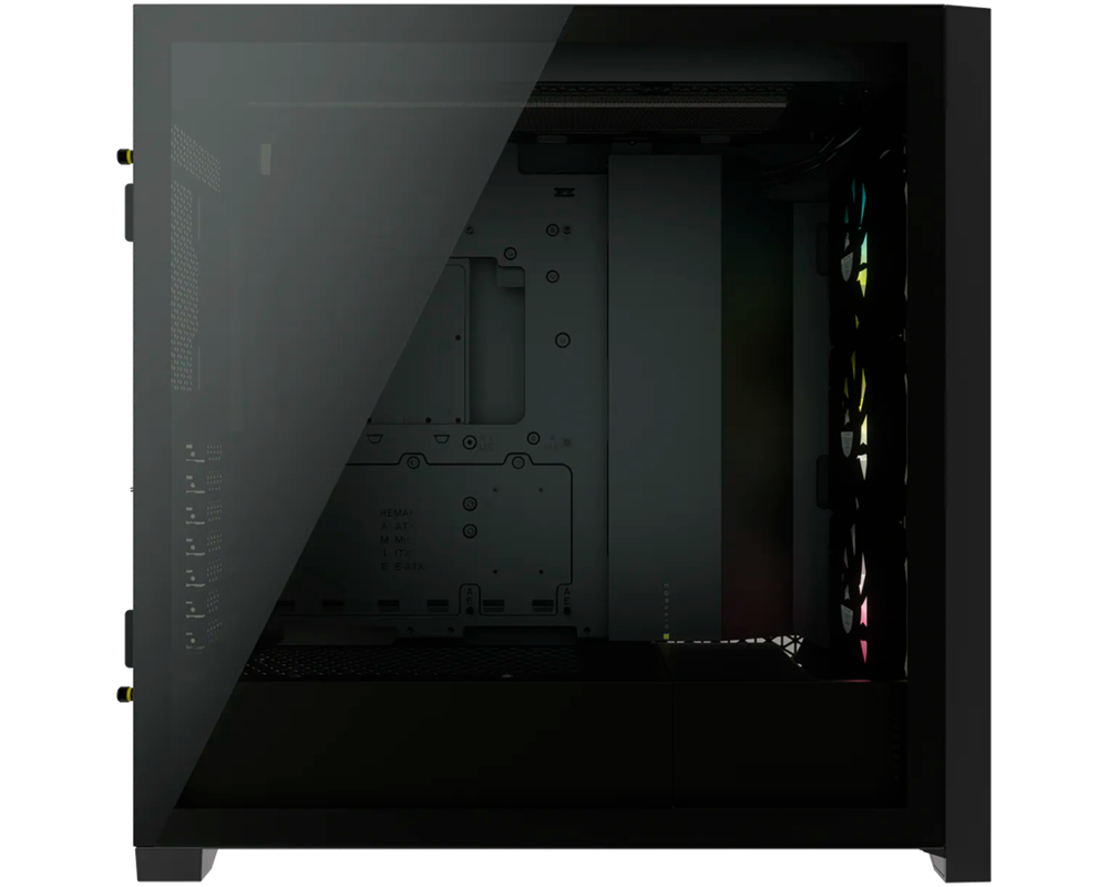Кутия CORSAIR iCUE 5000X RGB Tempered Glass Mid-Tower ATX PC Smart Case Black 27