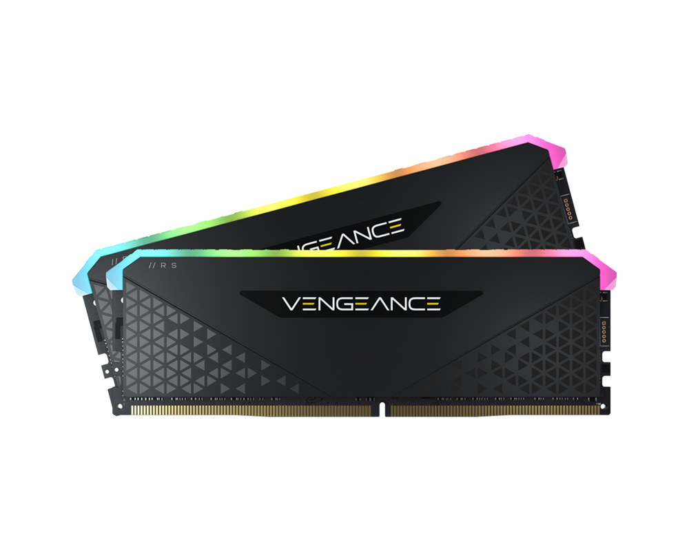 Памет Corsair Vengeance RS RGB Black 16GB(2x8GB) DDR4 PC4-25600 3200MHz CL16 CMG16GX4M2E3200C16 4