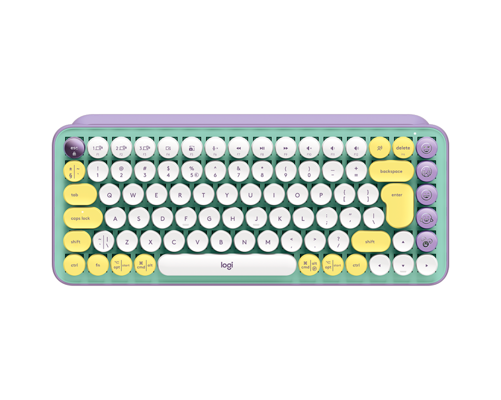 Клавиатура Logitech POP Keys Wireless Mechanical Keyboard With Emoji Keys - DAYDREAM_MINT - US INT'L - INTNL 5