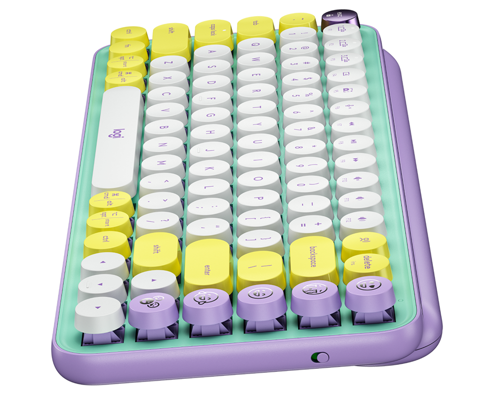 Клавиатура Logitech POP Keys Wireless Mechanical Keyboard With Emoji Keys - DAYDREAM_MINT - US INT'L - INTNL 9
