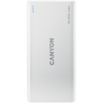 <span>Външна батерия</span> CANYON power bank PB-108 10000 mAh White <span class='catalog-num-in-name'>CNE-CPB1008W</span> - 